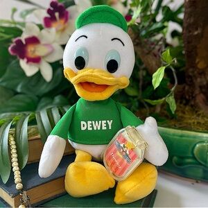 Disney Mattel Dewey Star Bean Bag Arcotoys Mini Plush Doll Donald Duck Nephew